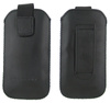 Etui Slim czarne skóra HQ Samsung i9000 Galaxy S i9001 Nokia E7