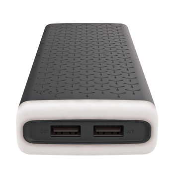 Power Bank Platinet 20000mAh + LED czarny polymer 2.1A