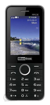 MaxCom MM136 czarno/srebrny