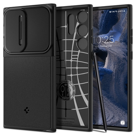 Spigen Optik Armor Samsung S23 Ultra black