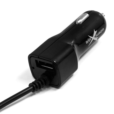 Adapter samochodowy 3,1A 2xUSB + gniazdo zapalniczki eXtreme