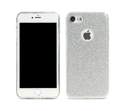 Etui Remax Glitter iPhone 7 srebrny