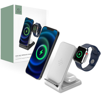 Tech-Protect ładowarka indukcyjna 3w1 A20 biała