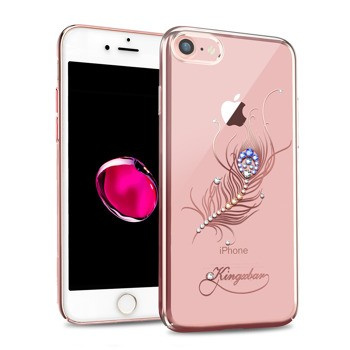 Etui KINGXBAR iPhone 7/8 Pióro rose gold