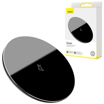 Baseus ładowarka indukcyjna Simple 15W czarna