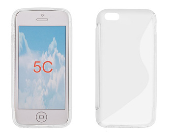 Futerał Back Case iPhone 5C transparent wzór S
