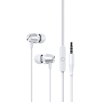 USAMS zestaw słuchawkowy stereo 3,5mm EP-42 biały