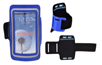Futerał sportowy na ramię iPhone 6+ N910 niebieski