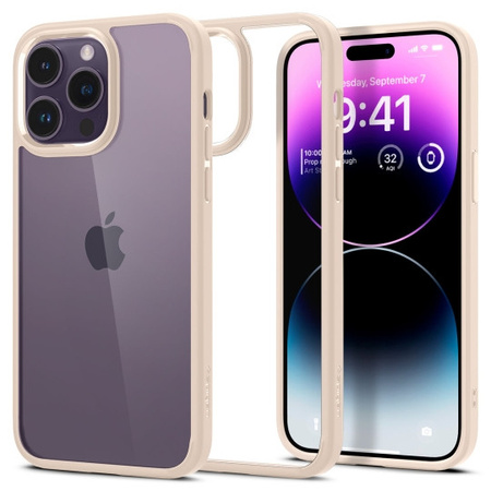 Spigen Ultra Hybrid iPhone 14 Pro Max sand beige