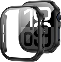 Tech-Protect etui do Apple Watch 10 46mm z wbudowanym szkłem ochronnym black