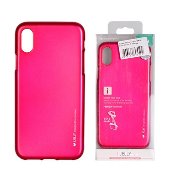 Etui Mercury i-Jelly iPhone XS Max 6,5" różowe