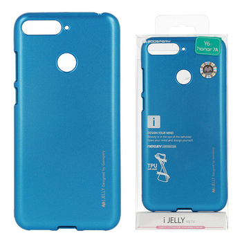 Etui Mercury i-Jelly iPhone 7 Plus 5,5" niebieskie / bez wycięcia na logo