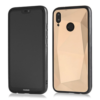 Etui Glass PRISM iPhone XS Max złote