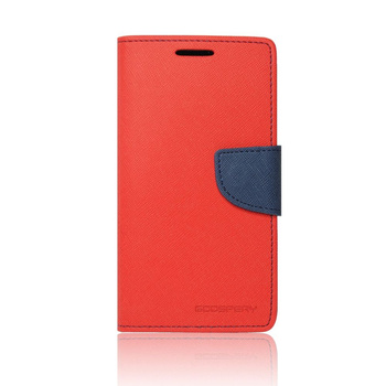 Etui Mercury Fancy Diary iPhone 5 czerwono-granatowy