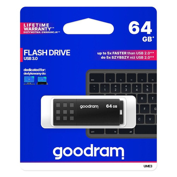 Pendrive Goodram UME3 64gb czarny usb 3.0
