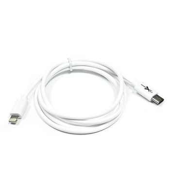 Kabel usb TYP-C - iPhone 5/6/7 biały