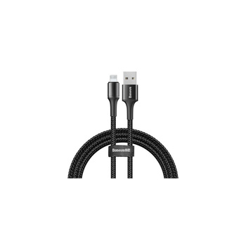 Baseus kabel Halo iPhone - Lightning 0,5m 2.4A czarny z podświetleniem led