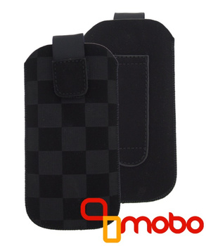 Etui slim czarne krata S5230