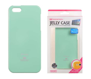 Etui Mercury Jelly iPhone 5 miętowy