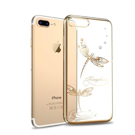Etui KINGXBAR iPhone 7 Classic Dragonfly gold frame