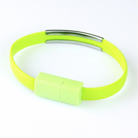 Kabel micro usb Bransoletka zielona