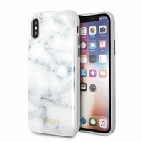 Etui Guess iPhone X /Xs biały Marble GUHCPXHYMAWH