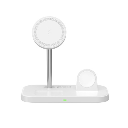 Tech-Protect ładowarka indukcyjna 3w1 z magsafe 20W biała