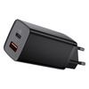 Baseus ładowarka sieciowa GaN2 Lite 1 x usb PD + 1 x usb QC 65W czarna