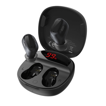 Baseus słuchawki bezprzewodowe bluetooth 5.0 WM01 Plus czarne