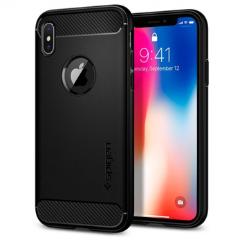 Spigen Rugged Armor iPhone X matte black