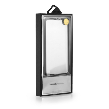 Power Bank Remax 10000mAh Proda Super Alloy srebrny PPP-12