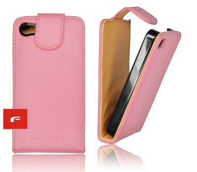 Kabura pionowa Samsung i9000 Galaxy S Prestige różowa