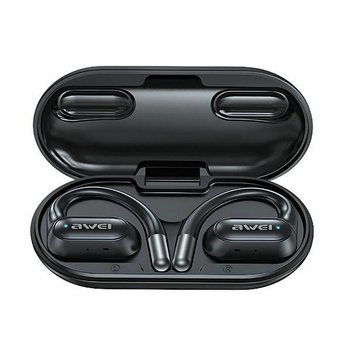 Awei T93 słuchawki bezprzewodowe bluetooth 5.4 + stacja dokująca czarne