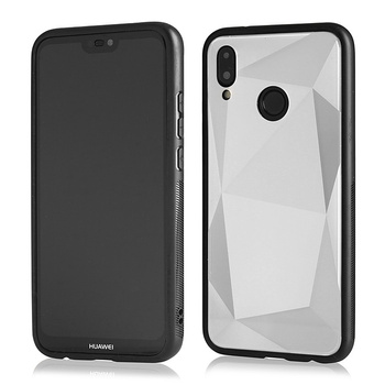 Etui Glass PRISM iPhone XS Max srebrne