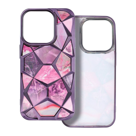 Etui Cosmo iPhone 15 fioletowe