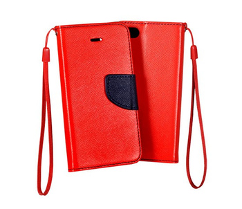 Kabura Book Fancy Huawei Y6 2018 czerwono-granatowa