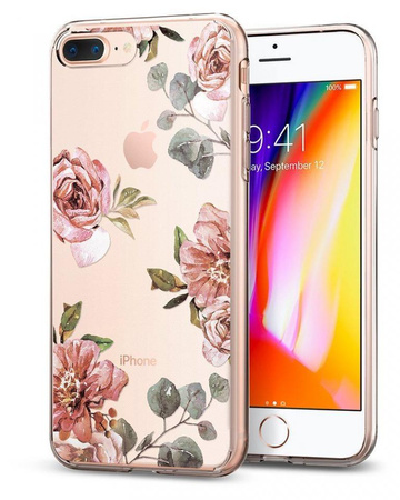 Spigen Liquid Crystal iPhone 7/8 Plus aquarelle rose