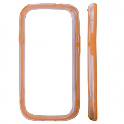 Bumper Samsung i9300 S3 crystal pomarańczowy