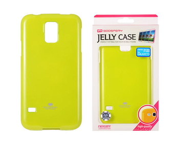 Etui Mercury Jelly Samsung S5 limonka SM-G900