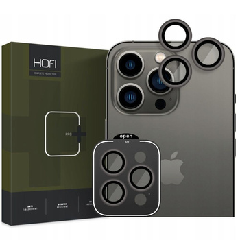 Hofi osłona aparatu iPhone 15 Pro / 15 Pro Max black / pojedyńcze obiektywy /