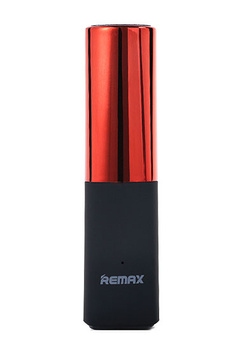 Power Bank Remax Szminka czerwony 2400mAh