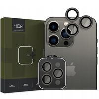 Hofi osłona aparatu iPhone 15 Pro / 15 Pro Max black / pojedyńcze obiektywy /