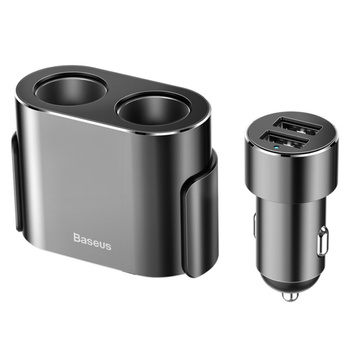 Baseus rozdzielacz zaplaniczki + 2 x USB 3.1A