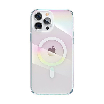 Etui KINGXBAR PQY iPhone 13 Pro Nebula z magsafe transparent