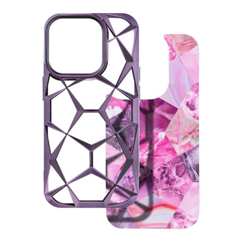 Etui Cosmo iPhone 16 Pro fioletowe
