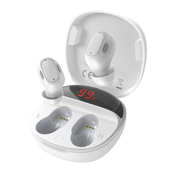 Baseus słuchawki bezprzewodowe bluetooth 5.0 WM01 Plus białe