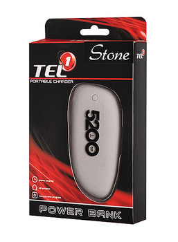 Power Bank STONE 5200mAh szary