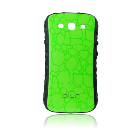 Etui Blun Samsung S3 i9300 zielone - kamień