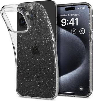 Spigen Liquid Crystal iPhone 15 Pro glitter clear