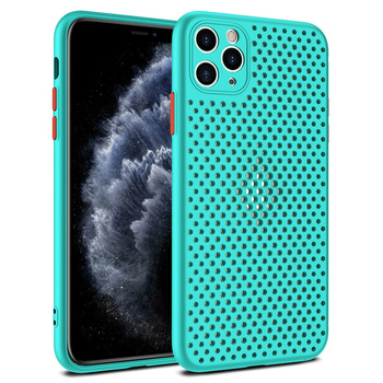 Etui oddychające iPhone 7/8/SE2 2020 turkusowe